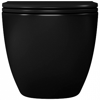 Унитаз D&K Matrix DT1396025 подвесной Черный с сиденьем Микролифт