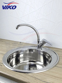 Смеситель для кухни Viko V-6704 Хром