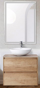 Тумба под раковину BelBagno Kraft 60 KRAFT-600-2C-SO-RNN подвесная Rovere Nebrasca Nature