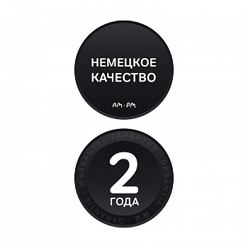 Душевая система AM.PM Like F0780422 с термостатом Черная матовая