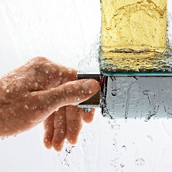 Смеситель для душа Hansgrohe Ecostat Select 13161000 с термостатом Хром