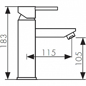 Смеситель для раковины Kaiser Sensor 38311 Хром