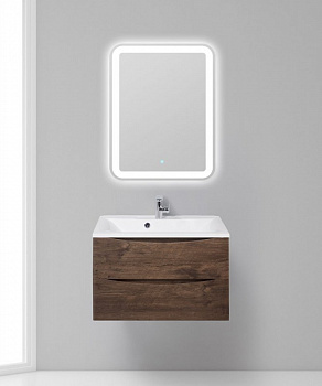 Тумба под раковину BelBagno Marino 75 MARINO-750-2C-SO-RW-P подвесная Rovere Moro