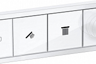 Смеситель для душа Hansgrohe RainSelect 15380700 с термостатом Белый матовый