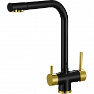 Смеситель для кухни ZorG Sanitary ZR 348 YF BLACK BRONZE Черный Бронза