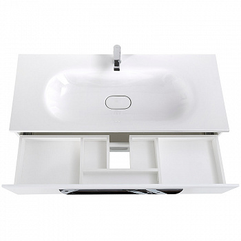 Тумба под раковину Cezares Eco 120 ECO-1200-2C-SO-BO подвесная Bianco Opaco