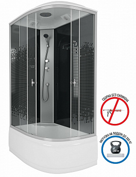 Душевая кабина Niagara Eco NG-7510-14L 120х80 без гидромассажа