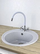 Смеситель для кухни Viko V-2768 Хром Серый