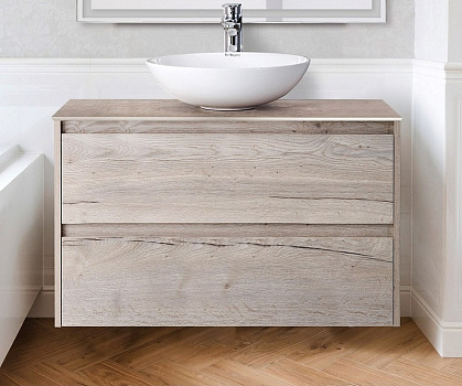 Тумба под раковину BelBagno Kraft 80 KRAFT-800-2C-SO-RGB подвесная Rovere Galifax Bianco