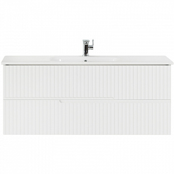 Тумба под раковину Cezares Duet 120 DUET-1200-2C-SO-BO подвесная Bianco Opaco