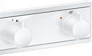 Смеситель для душа Hansgrohe RainSelect 15380700 с термостатом Белый матовый
