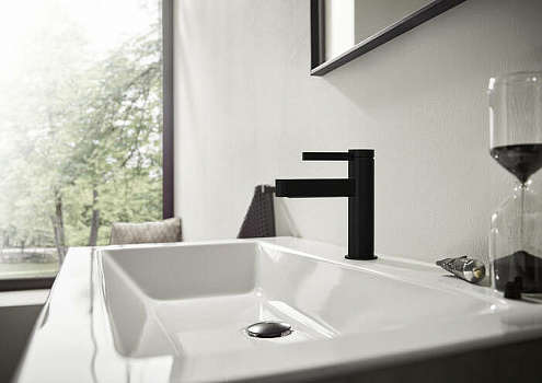 Смеситель для раковины Hansgrohe Finoris 76010670 Черный матовый