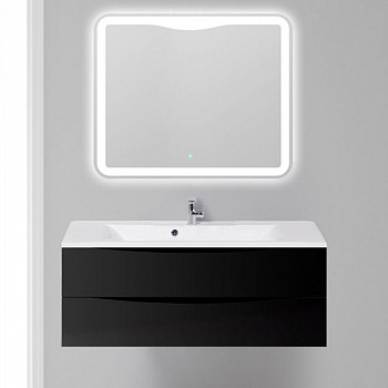 Тумба под раковину BelBagno Marino 120 MARINO-1200-2C-SO-NL-P подвесная Nero Lucido