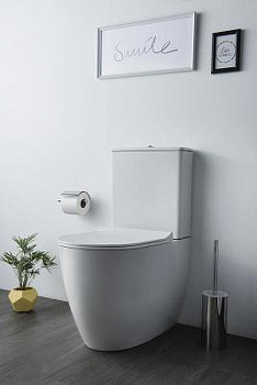 Унитаз компакт Vitra Sento 9830B003-7203 с бачком и сиденьем Микролифт