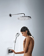 Смеситель для душа Hansgrohe ShowerSelect 15763670 с термостатом Черный матовый