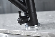 Смеситель для кухни Paulmark Hessen He213017-418 Черный металлик