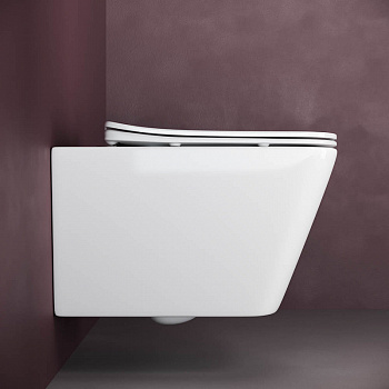 Унитаз Ceramica Nova Metric CN3007 подвесной с сиденьем Микролифт