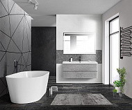 Тумба под раковину BelBagno 120 ALBANO-1200-2C-SO-CVG подвесная Cemento Verona Grigio