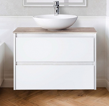 Тумба под раковину BelBagno Kraft 70 KRAFT-700-2C-SO-BO подвесная Bianco Opaco