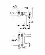 Смеситель для ванны Grohe Concetto 32211001 Хром