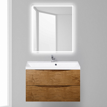 Тумба под раковину BelBagno Marino 90 MARINO-900-2C-SO-RN-P подвесная Rovere Nature