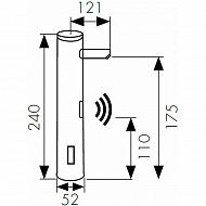Смеситель для раковины Kaiser Sensor 38521 Хром