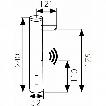 Смеситель для раковины Kaiser Sensor 38521 Хром