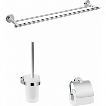 Комплект аксессуаров для ванной комнаты Hansgrohe Logis Universal 41727000 Хром