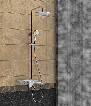 Душевая система Lemark Tropic LM7003C Хром