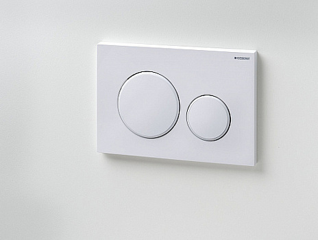 Клавиша смыва Geberit Sigma 20 115.882.11.1 Белая глянцевая и матовая