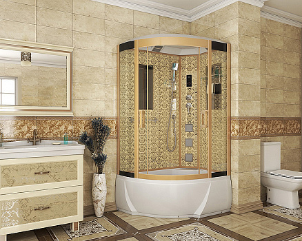 Душевая кабина Niagara Lux 120x80 NG-7712GR с гидромассажем