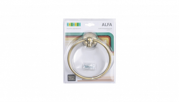 Полотенцедержатель кольцо Grampus Alfa GR-9511