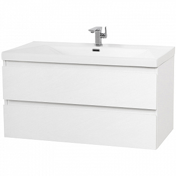 Тумба под раковину Cezares Molveno 90 MOLVENO-90-2C-SO-BG подвесная Bianco Ghiaccio