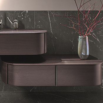 Тумба Burgbad Lavo 2.0 121 KOBW121G0227F5059 подвесная Eiche Dekor Mokka
