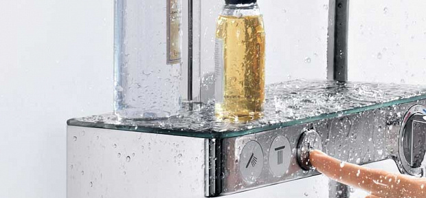 Душевая система Hansgrohe Raindance Select E 27127000 с термостатом Хром