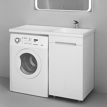 Тумба под раковину Raval Forte 110 R For.01.110.R/N/W Белая