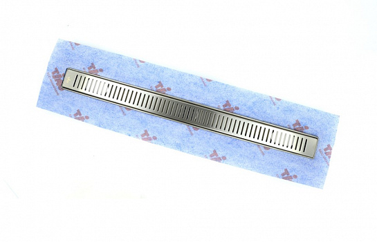 Дренажный канал Timo 60см с решеткой STRIP из нержавеющей стали Basic (BSSG-60 S50Rb)