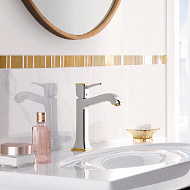 Смеситель для раковины Hansgrohe Metropol Classic 31302090 Хром Золото
