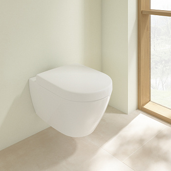 Унитаз Villeroy&Boch Subway 2.0 5614A1R1 подвесной без сиденья