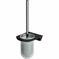 Ершик для унитаза WasserKRAFT Glan K-5127 Черный глянцевый