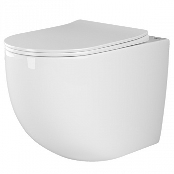 Унитаз Ceramica Nova Mia Rimless CN1810 приставной с сиденьем Микролифт