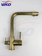 Смеситель для кухни Viko V-5064 Античная бронза