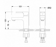 Смеситель для раковины Lemark Aura LM0606C Хром