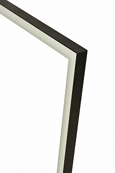 Зеркало Sintesi Kanto 60 SIN-SPEC-KANTO-black-60 с подсветкой Черное матовое с сенсорным выключателем