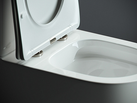 Унитаз компакт Ceramica Nova Mia Rimless CN1801-B без бачка и с сиденьем Микролифт