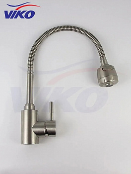 Смеситель для кухни Viko V-4414 Серебро