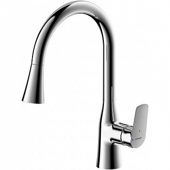 Смеситель для кухни Bravat Rhein F7460564CP-ENG Хром
