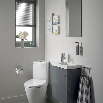 Унитаз компакт Ideal Standard Connect Space E119501 без бачка и сиденья