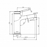 Смеситель для раковины Lemark Minima LM3806C Хром