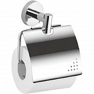 Держатель туалетной бумаги Haiba HB1703 с крышкой Хром